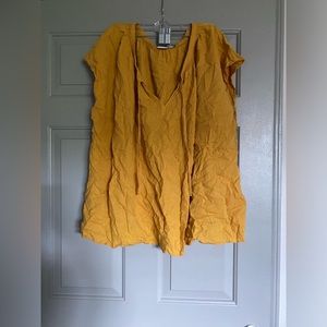New directions mustard yellow top